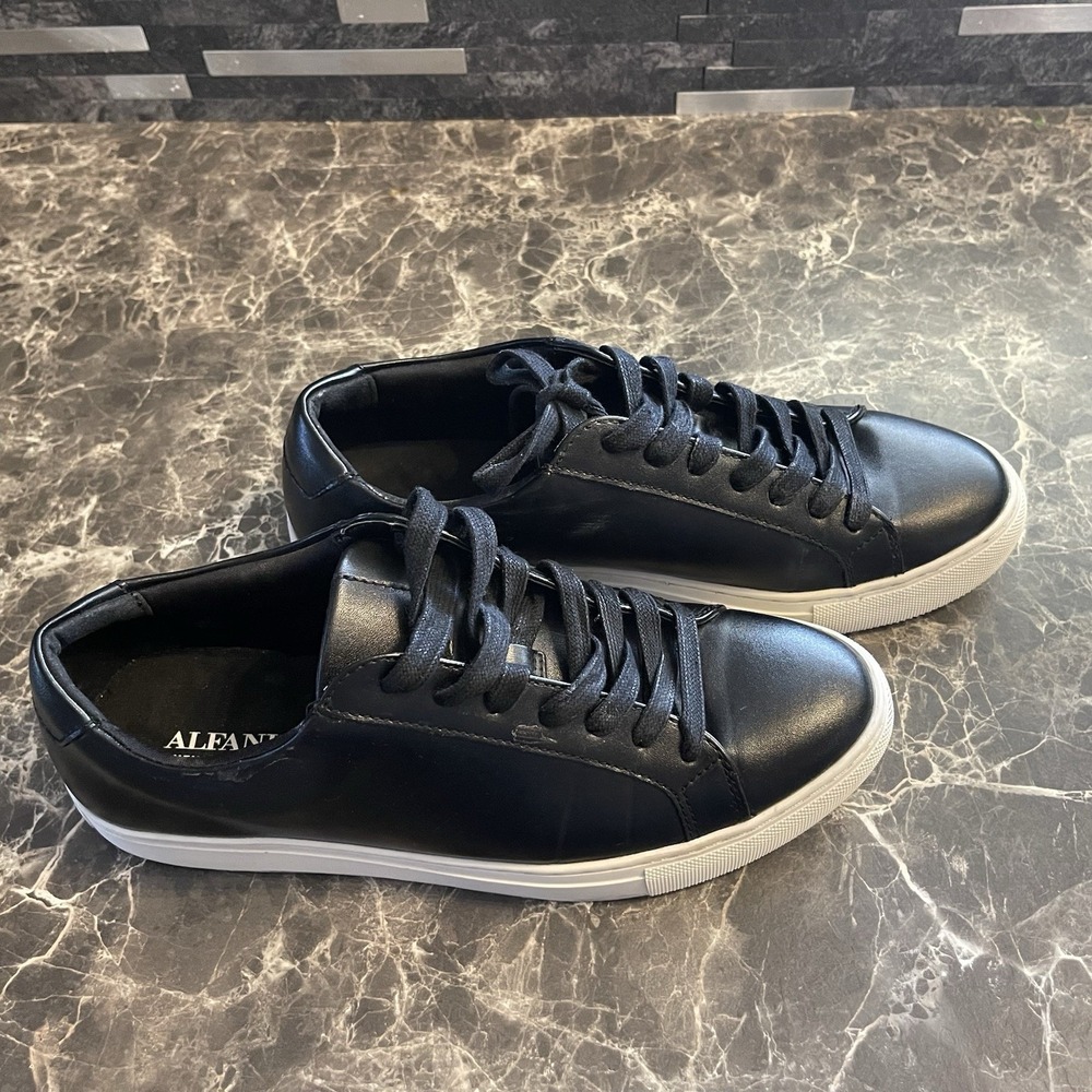 Alfani Grayson Mens 8.5M Black/White Casual Shoes
